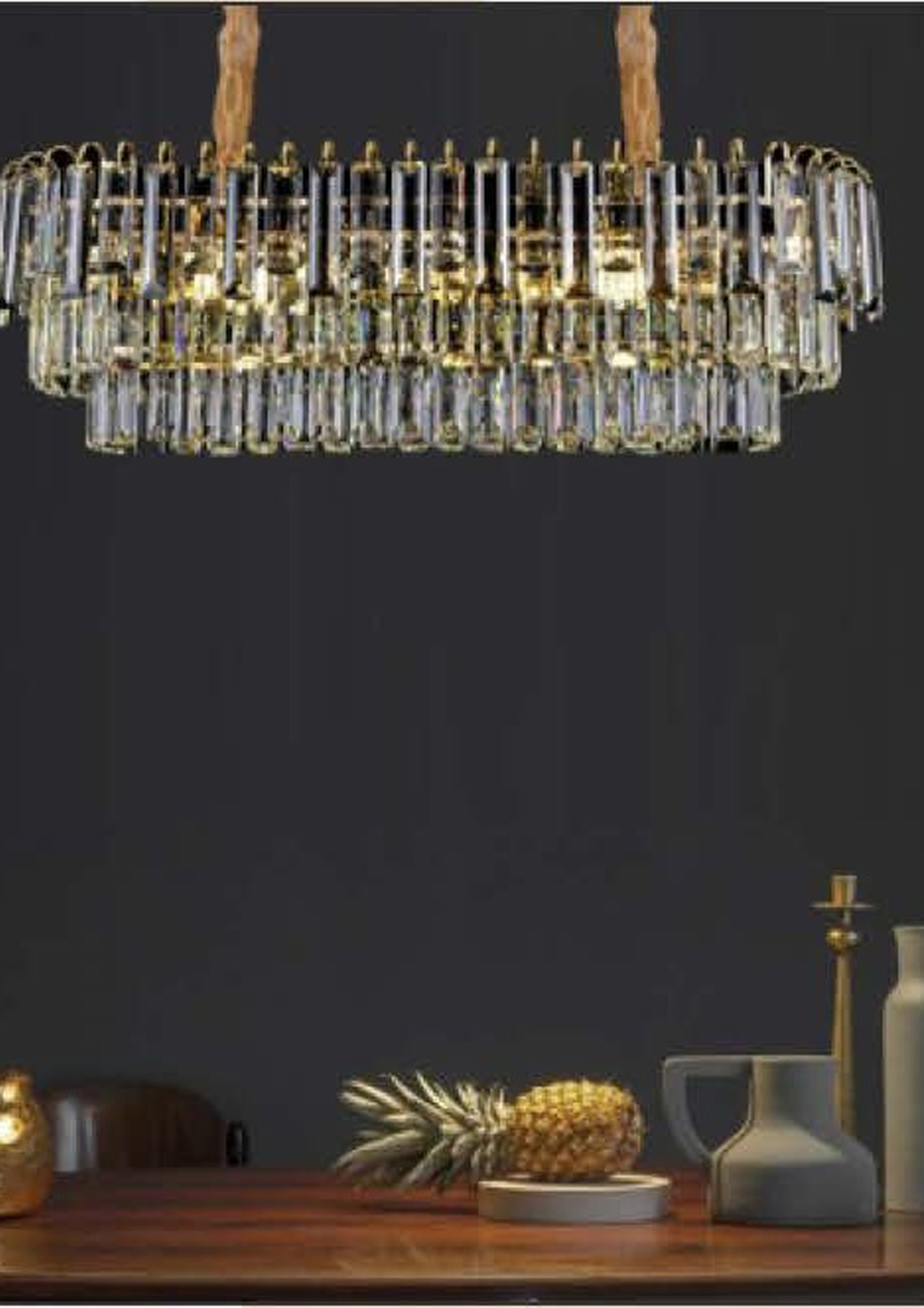Beyond Lights - Crystal Chandelier Light- GL
